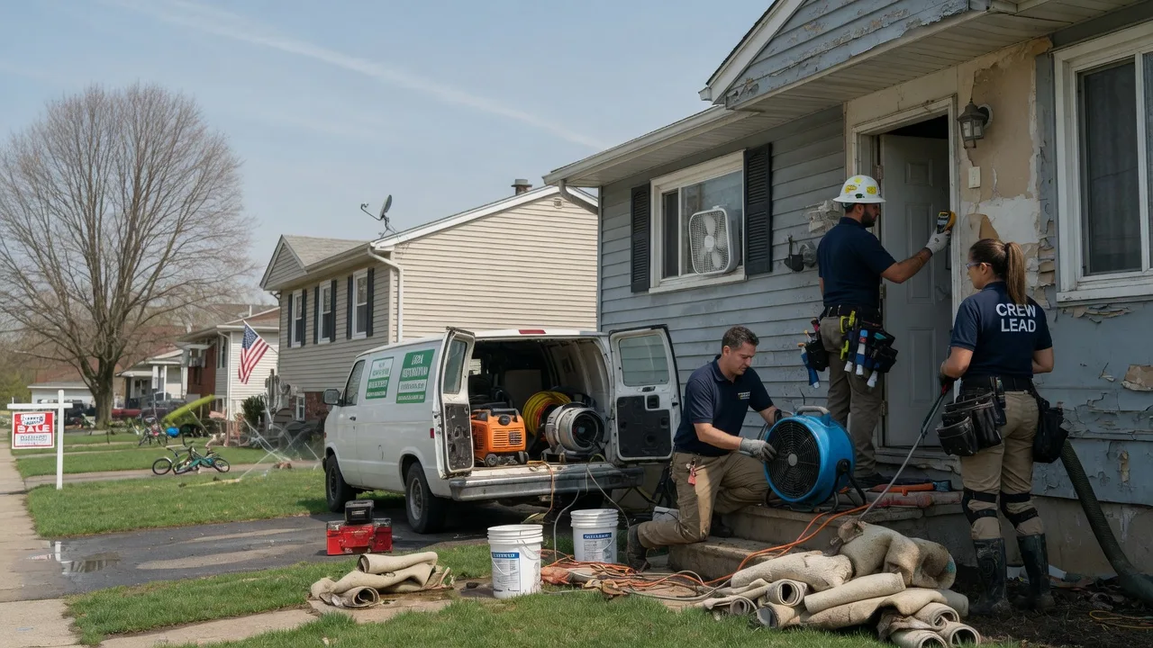 Flood Cleanup in Fountainville, PA near me